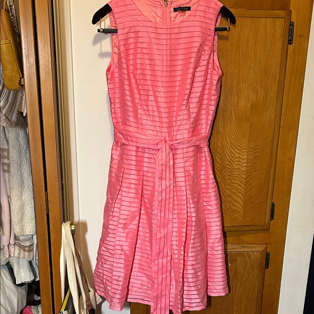 Tommy Hilfiger Peony Pink Striped dress